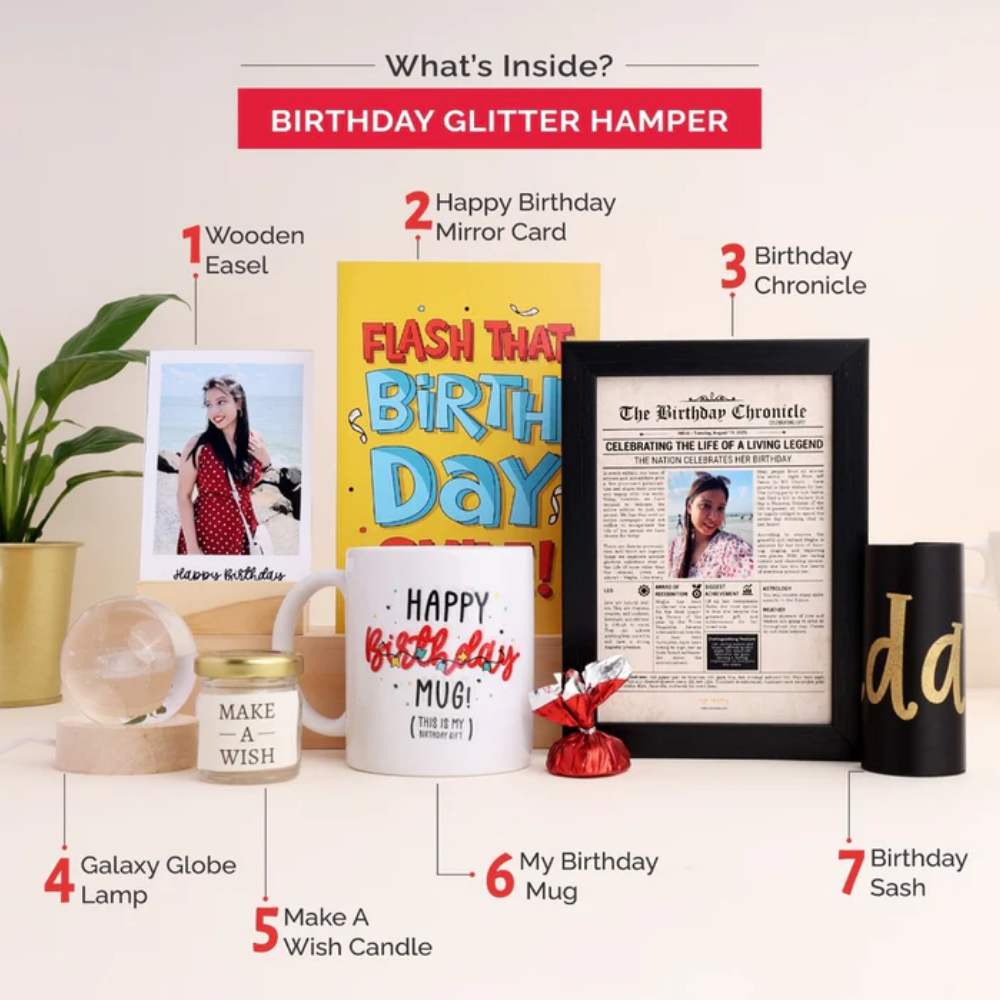 24-Hour Birthday Glitter Hamper